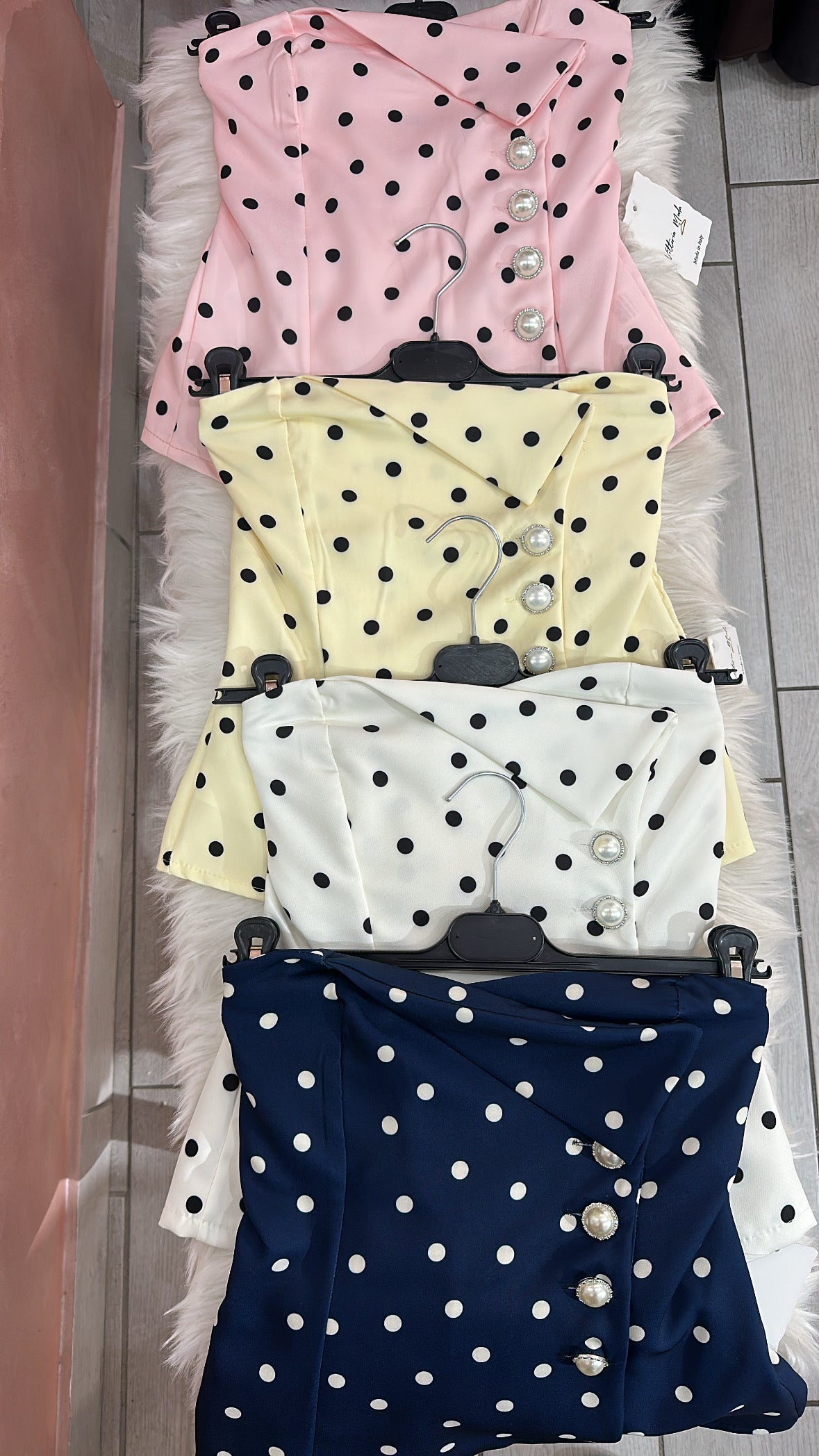 Top perle pois