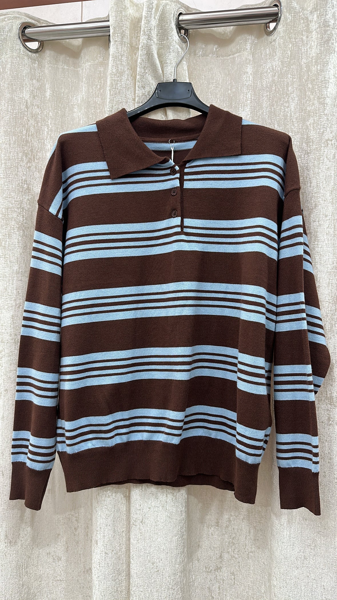 POLO RIGHE RASATA