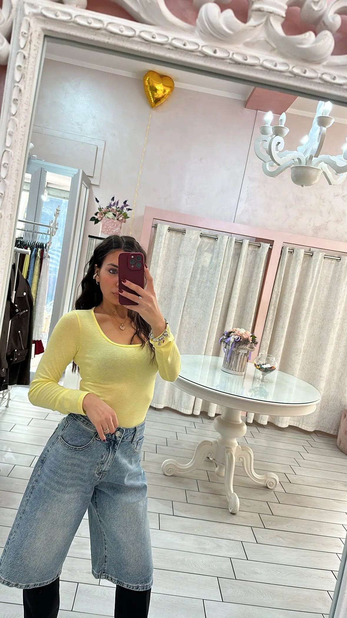 BERMUDA RETRO STRASS Elle Boutique