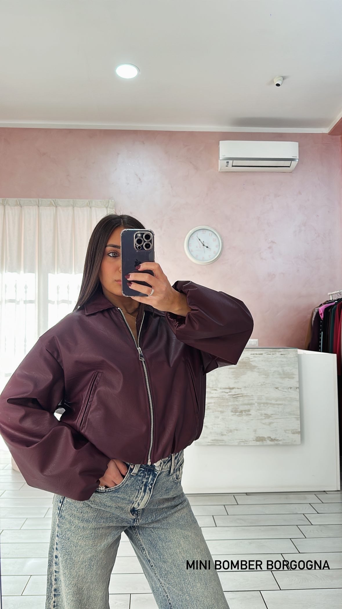 MINI BOMBER BORGOGNA