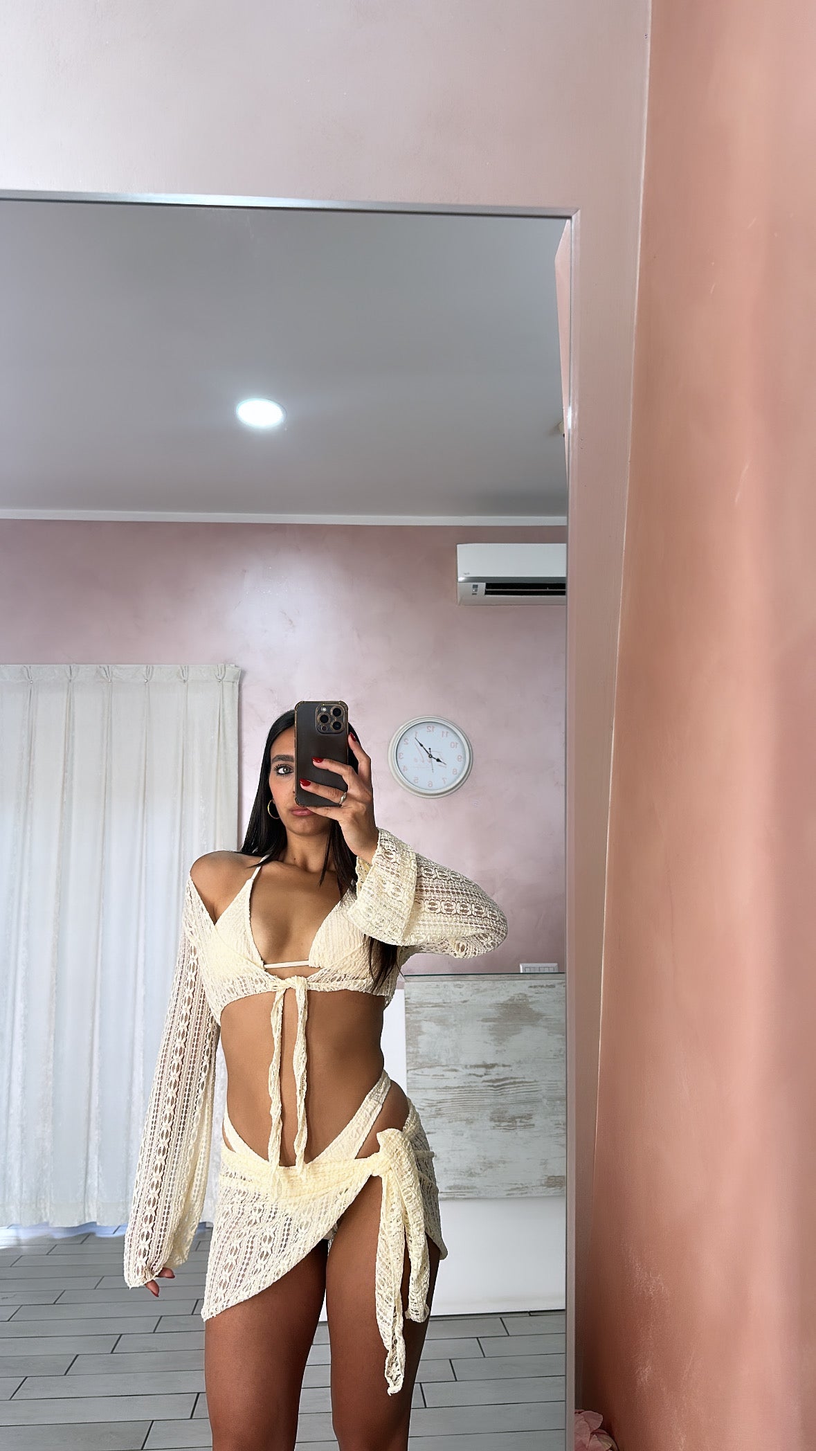 Set crema con Coordset