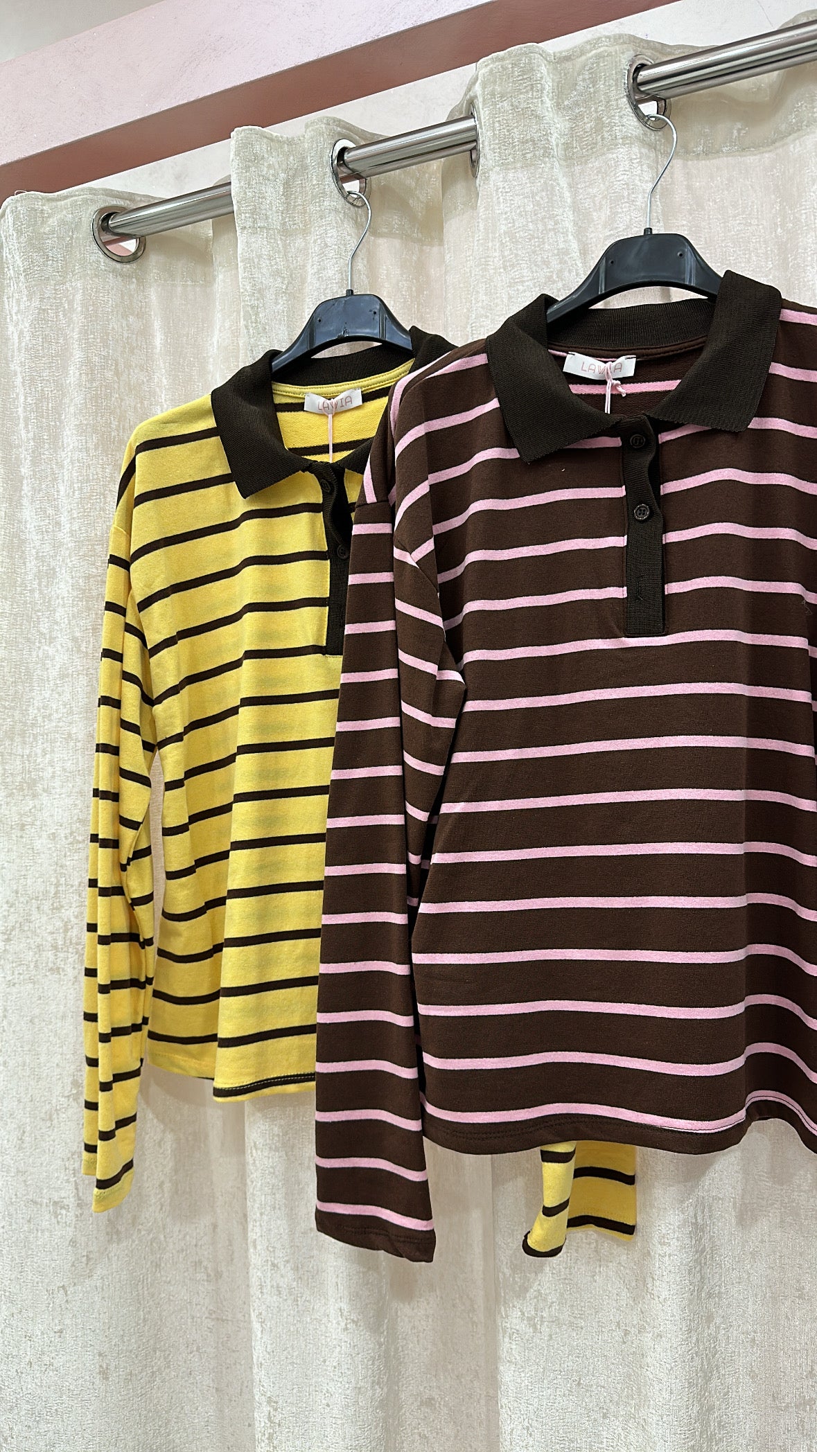 Polo righe cotone