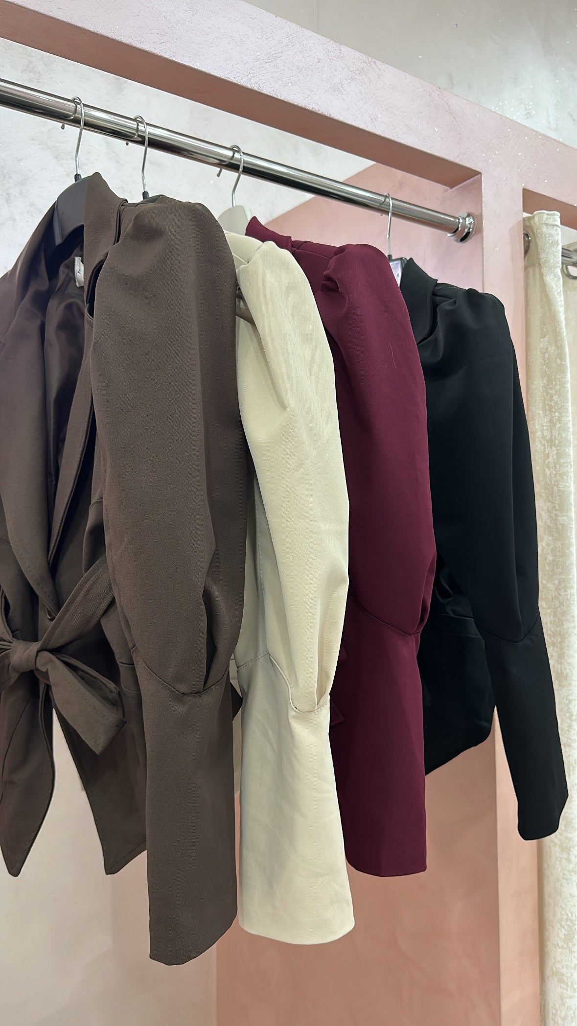 Blazer sbuffo cintura