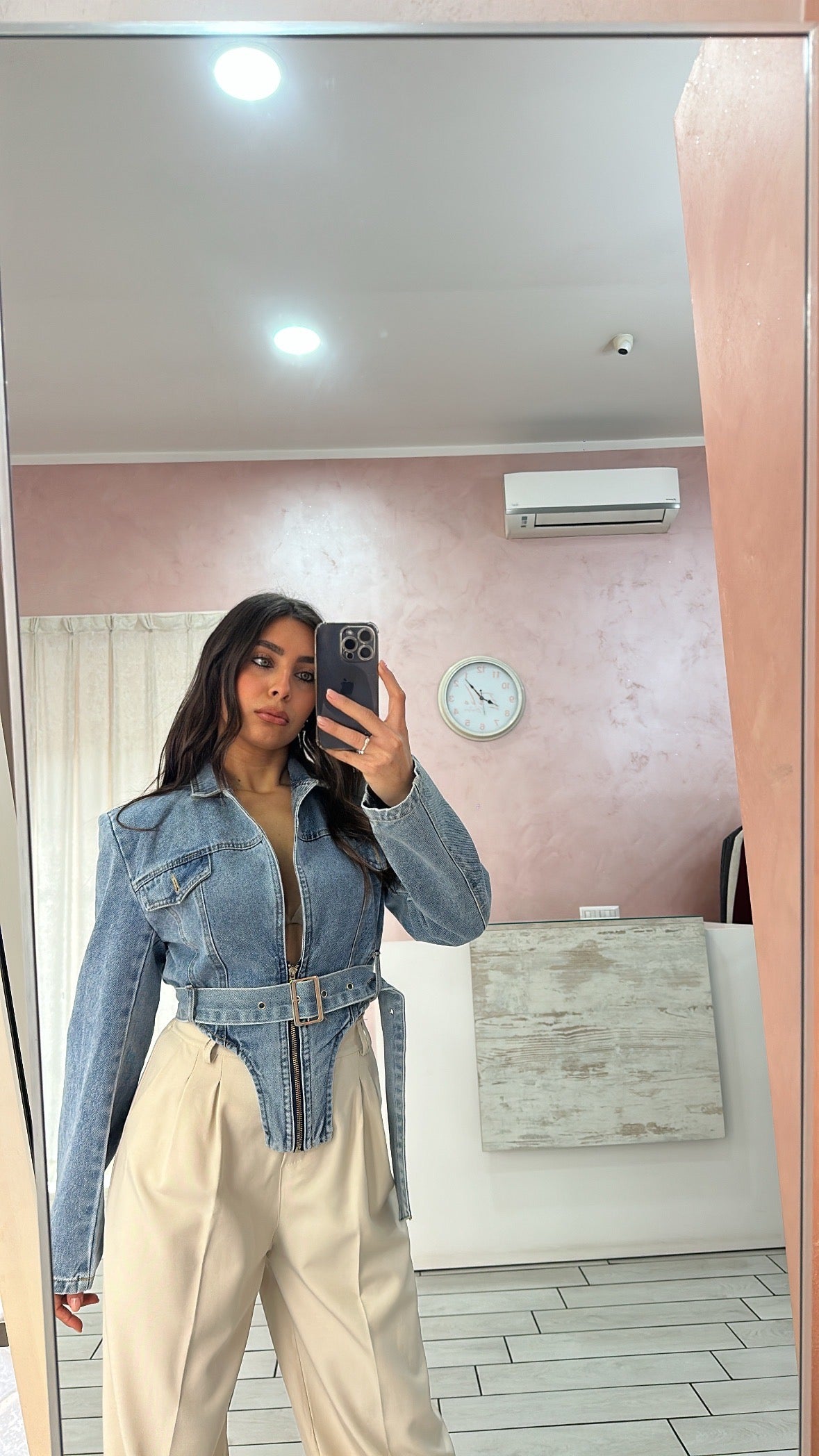Giacca denim aurora
