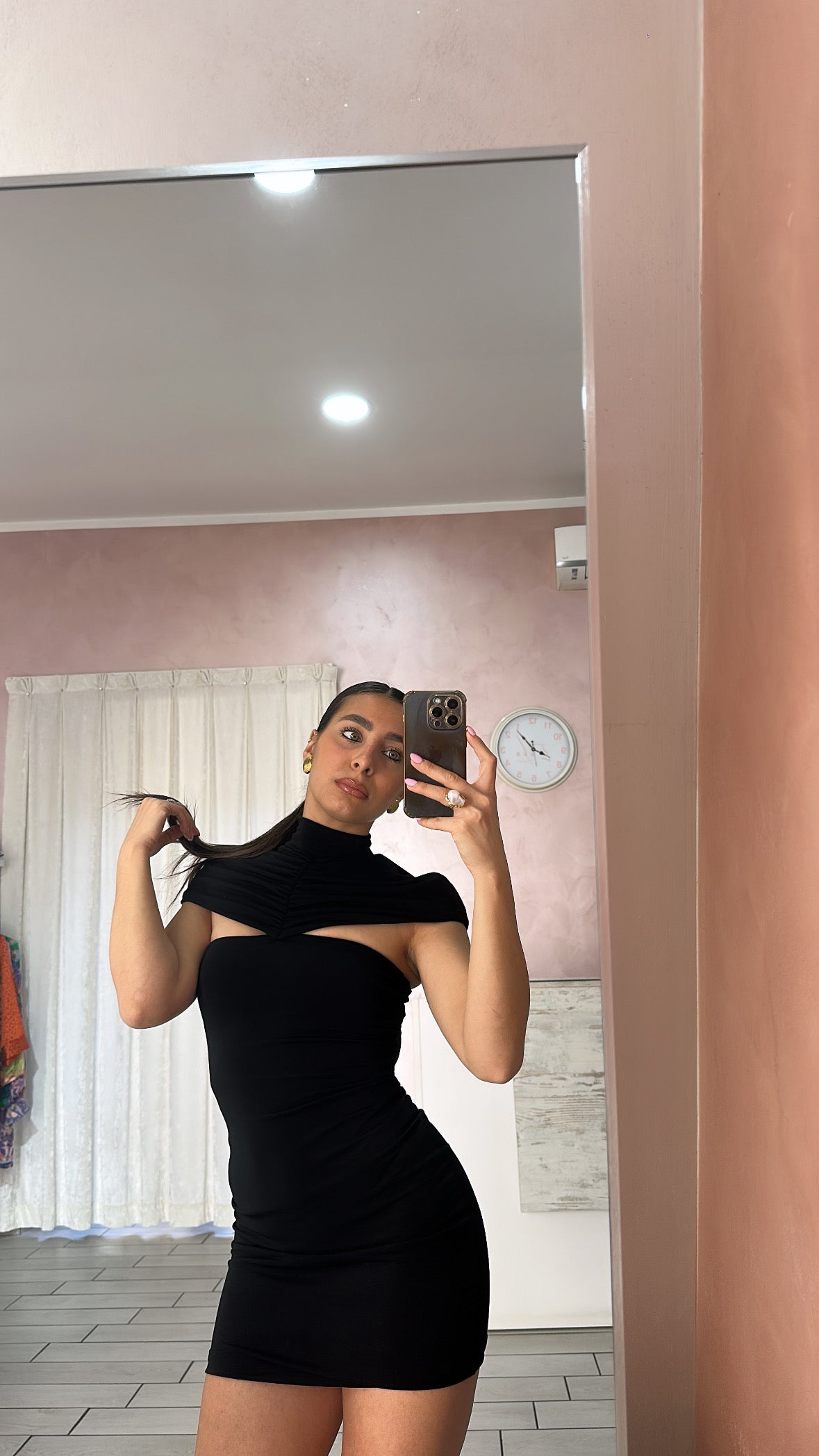 Mini dress mantella corto
