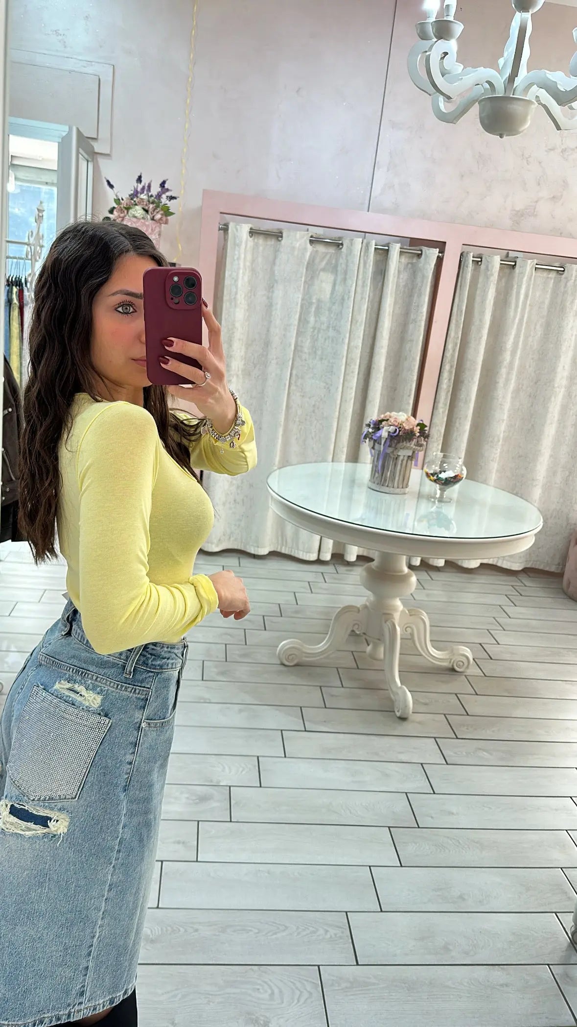 BERMUDA RETRO STRASS Elle Boutique