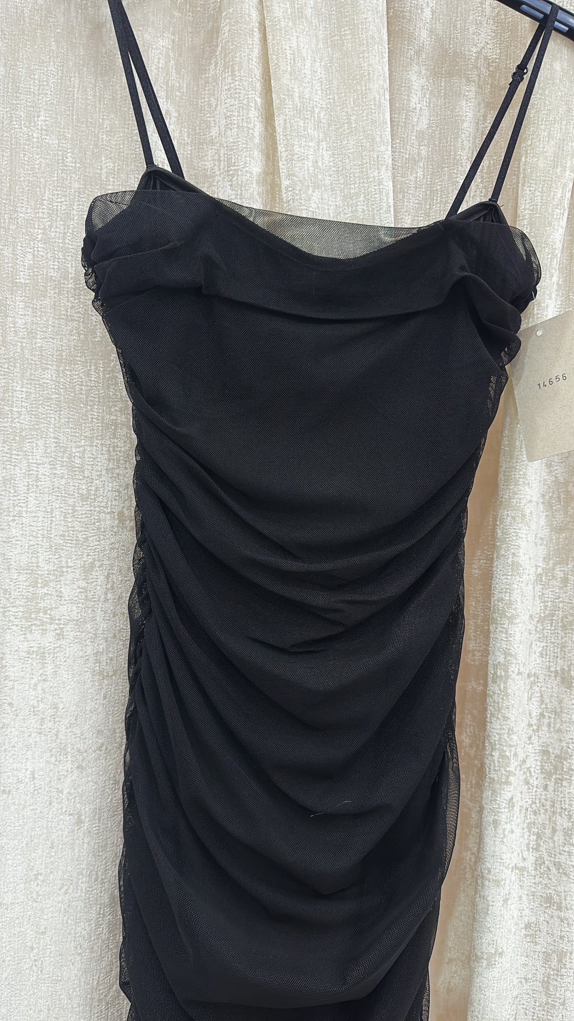 Dress long arriccio velo