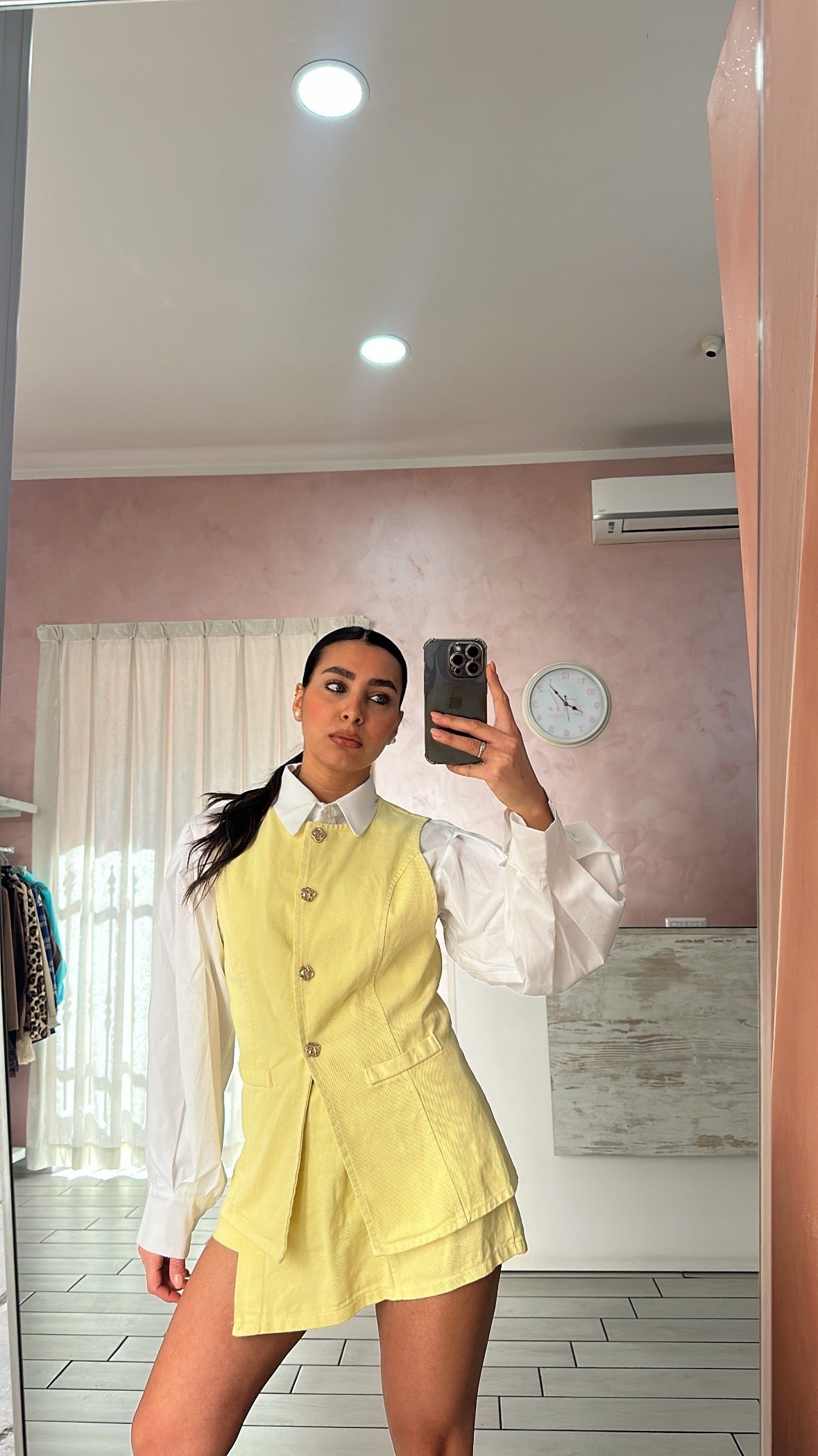 Coordinato denim gold