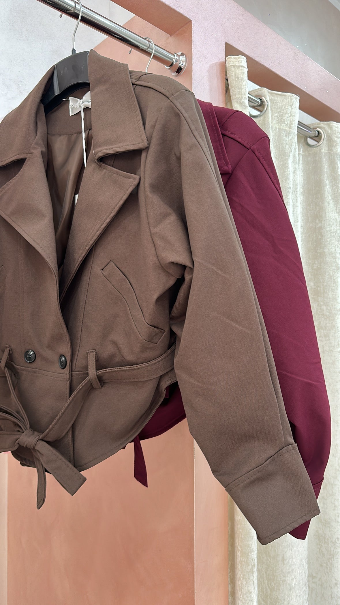 Blazer cintura crop