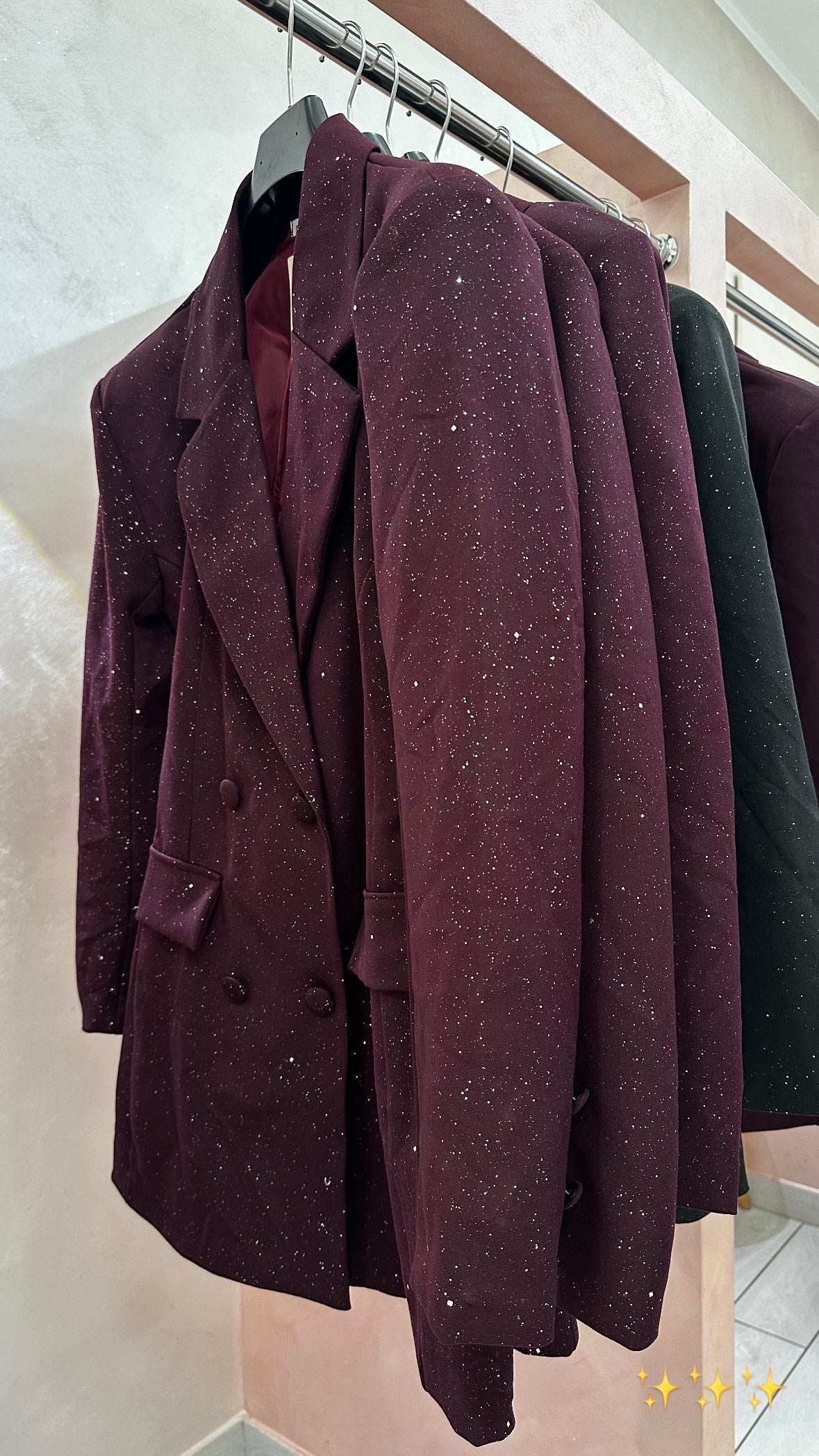Blazer dress glitter