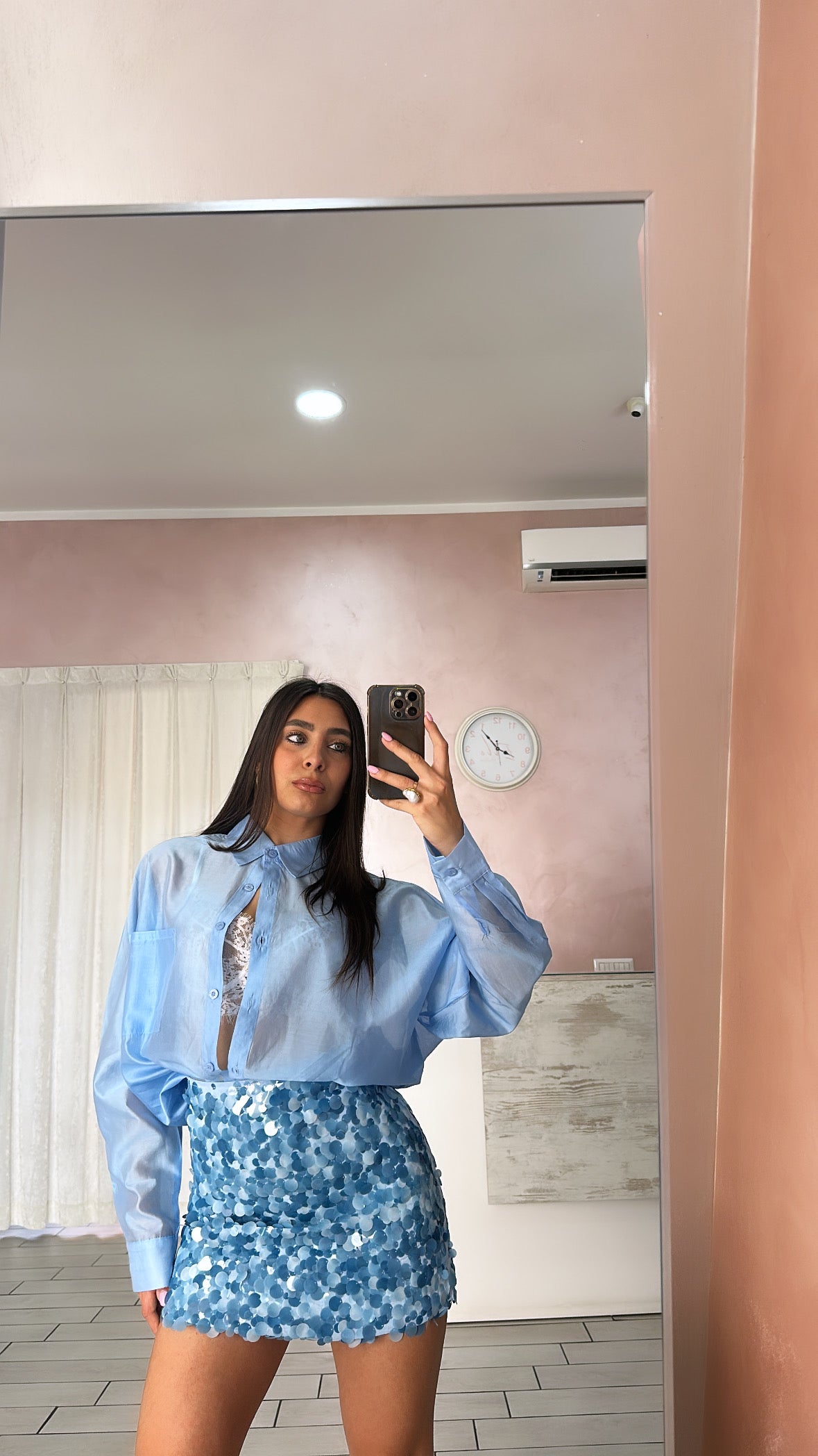 Camicia semi velata