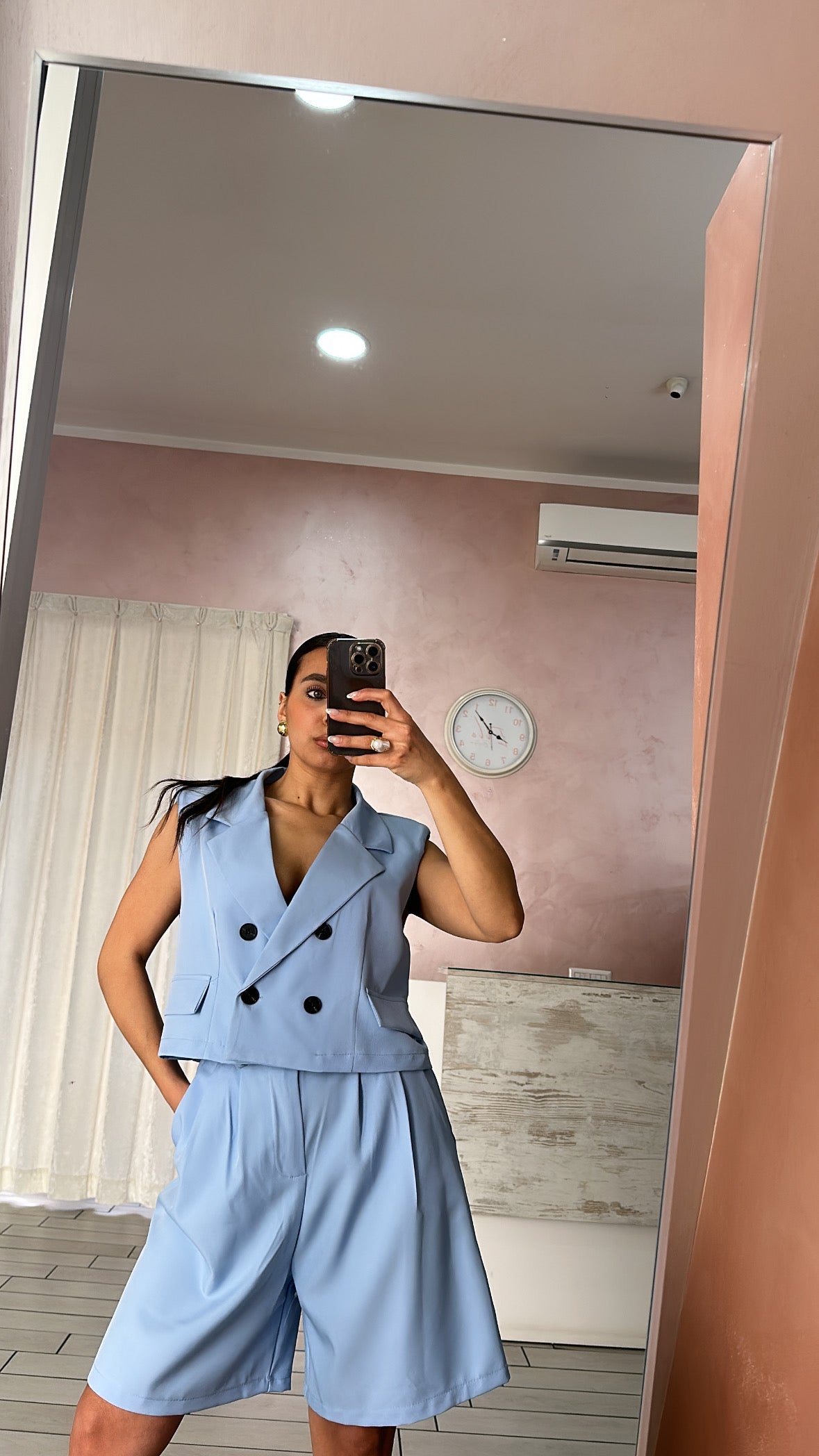Coordset gilet e bermuda