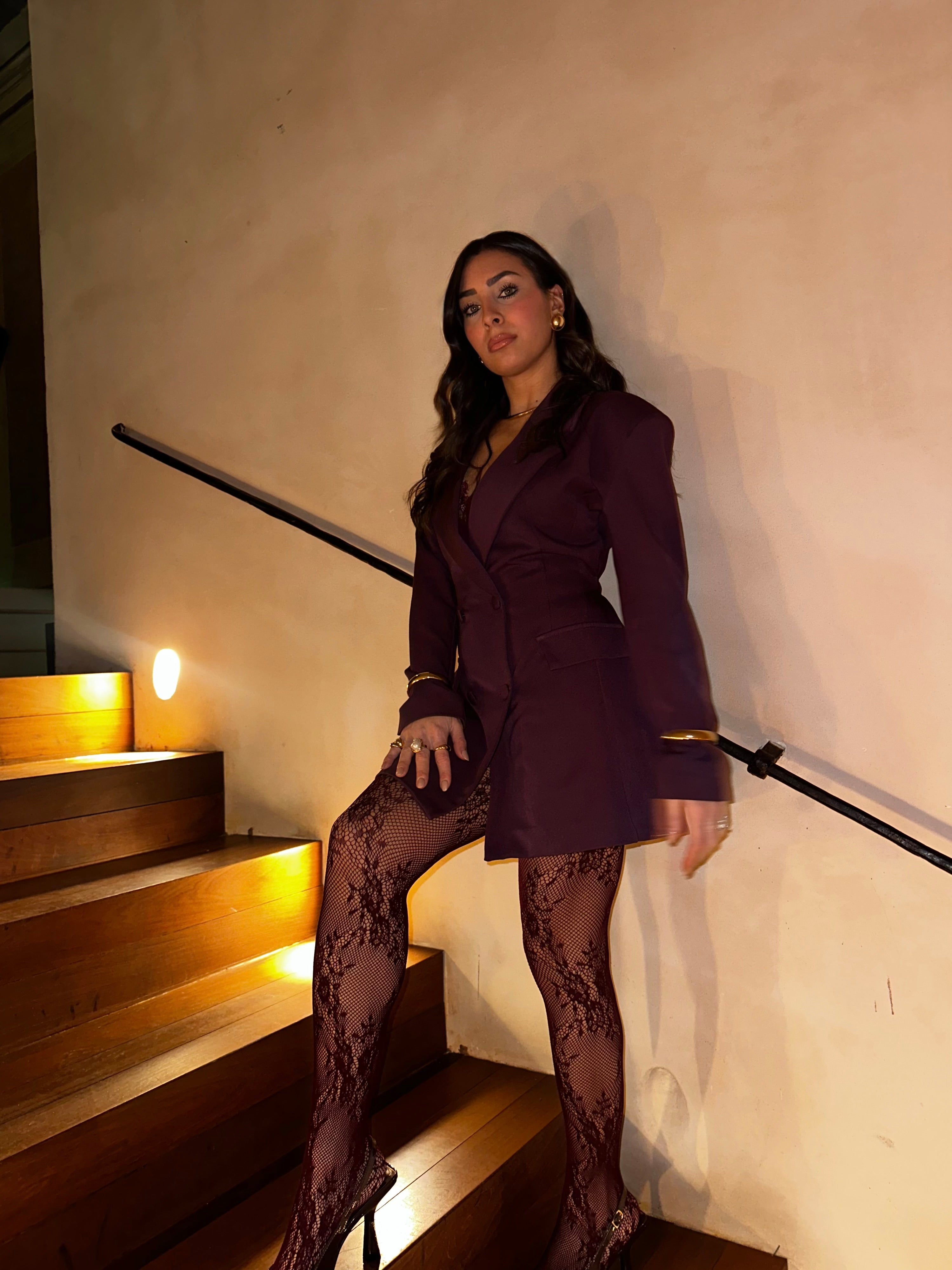 Blazer dress glitter