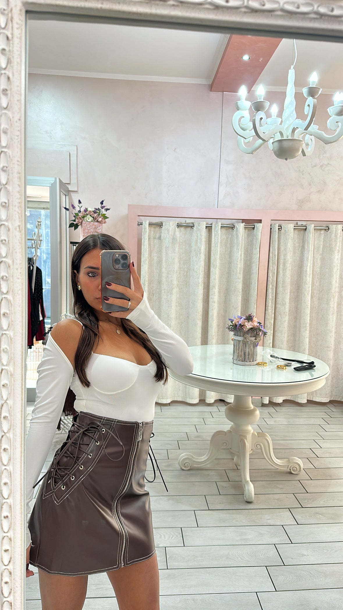 GONNA ECOPELLE INTRECCI Elle Boutique