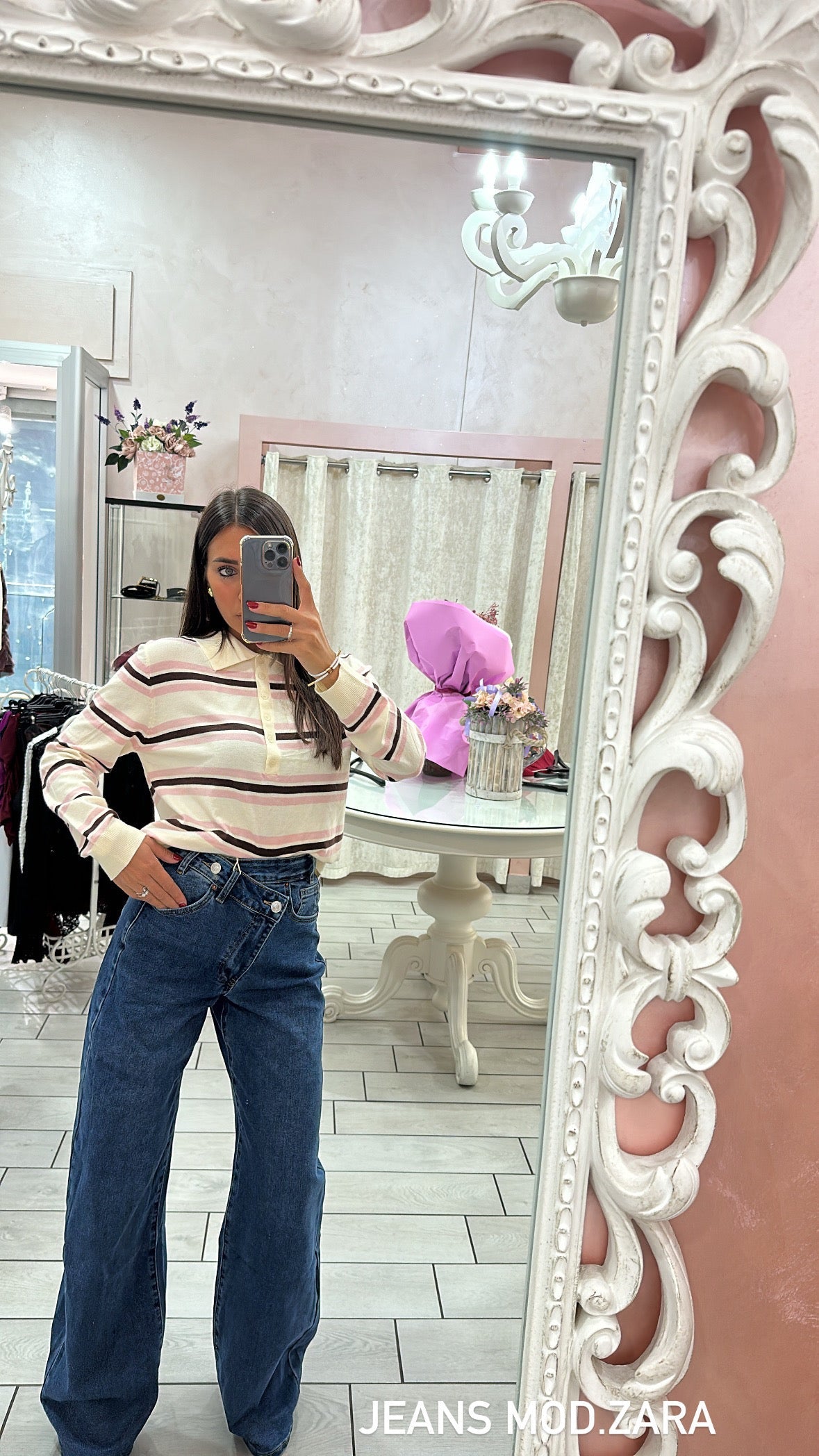 JEANS INCROCIO MOD. ZARA Elle Boutique