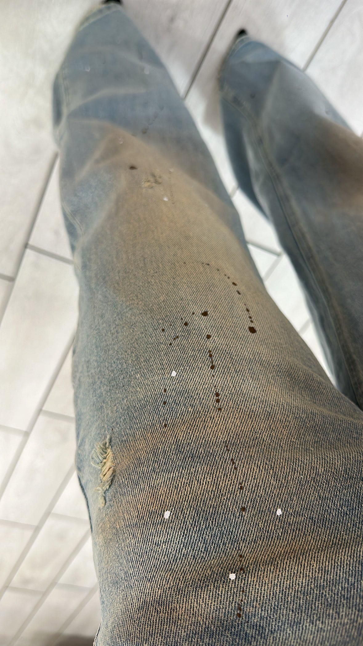 Jeans pittura