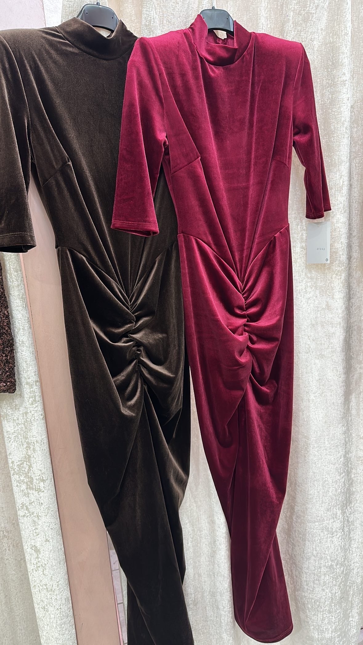 DRESS LISA VELLUTO