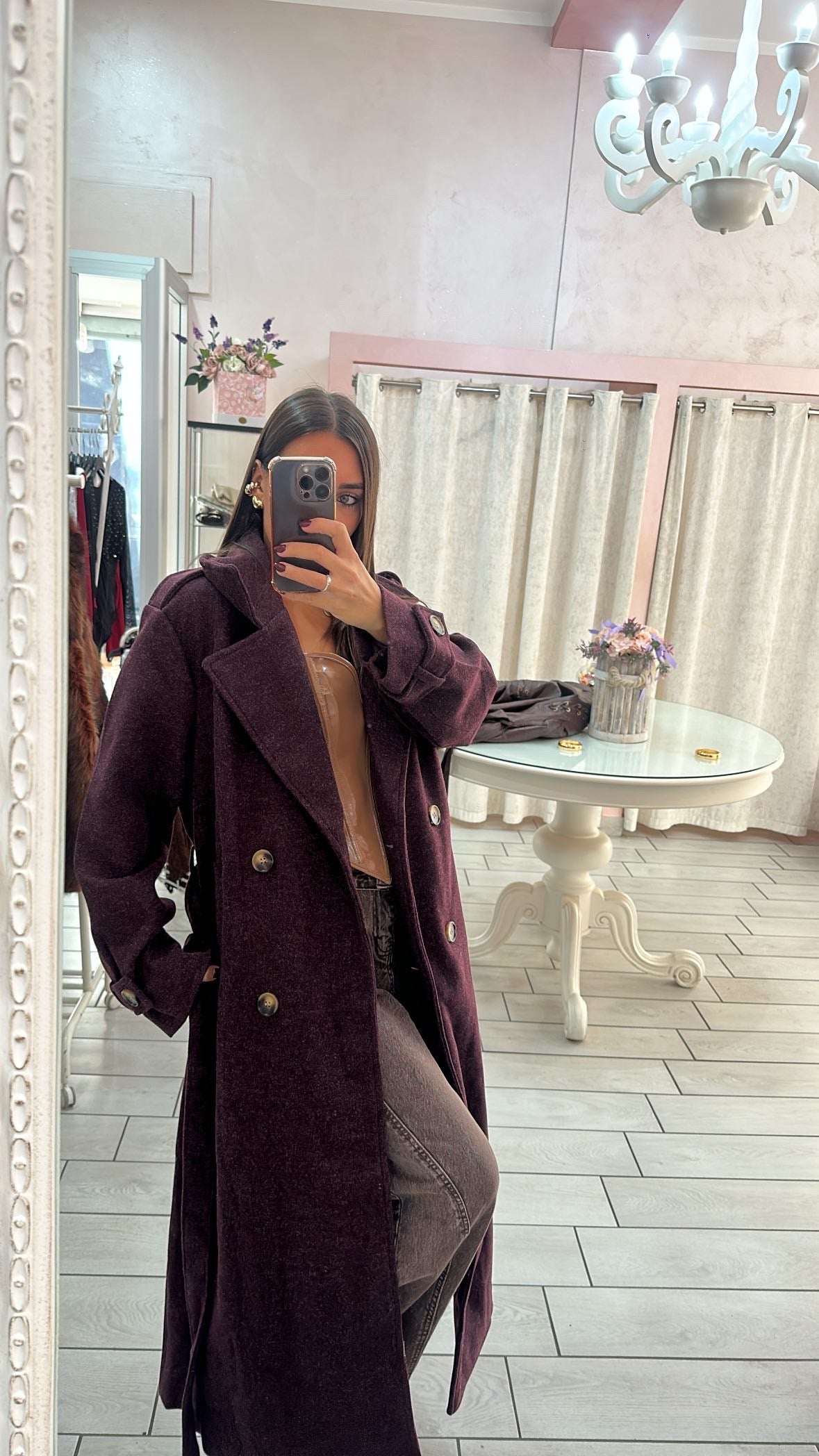 COAT LONG CINTURA Elle Boutique