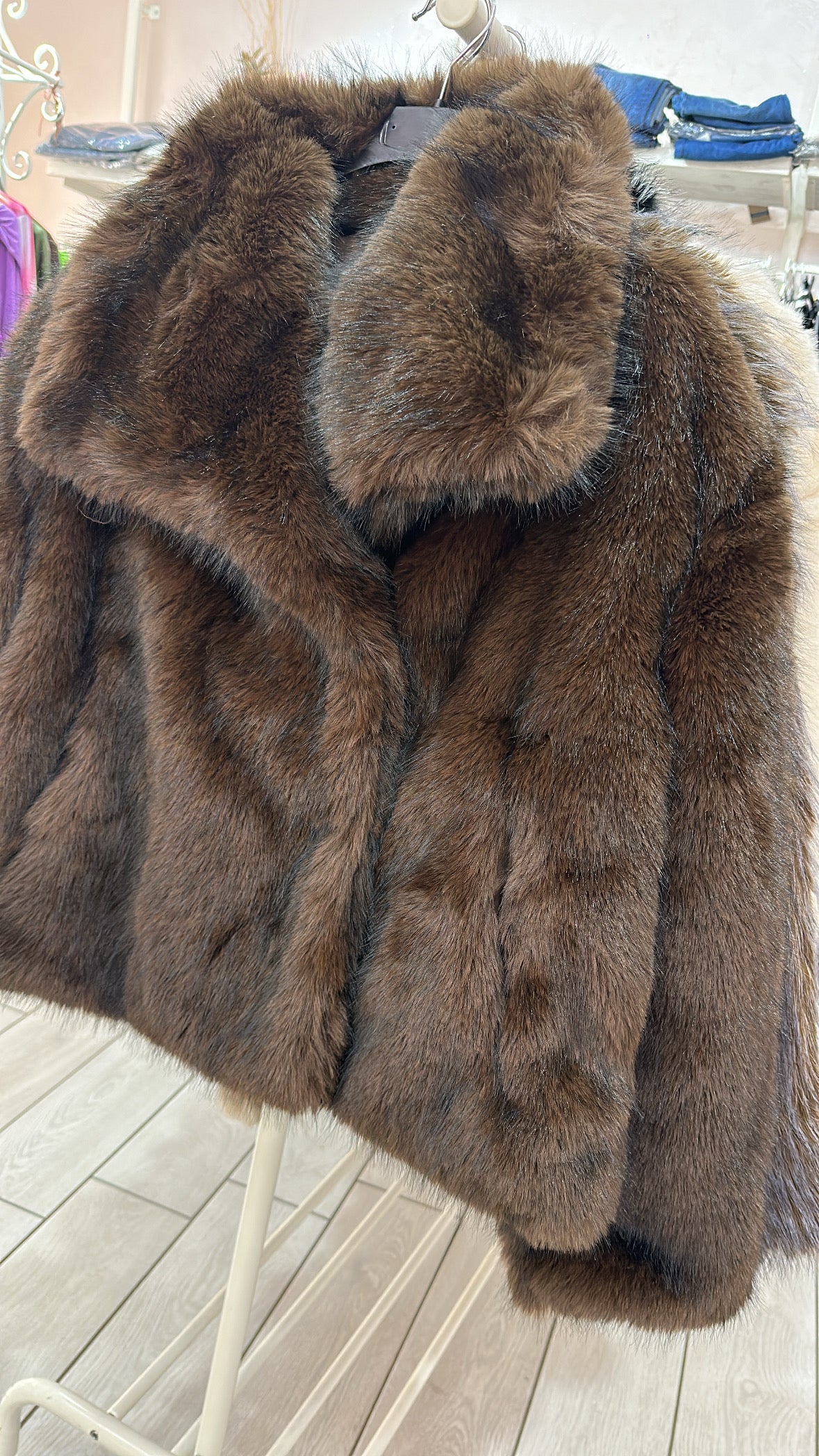 PELLICCIA ECOFUR SCIALLATA