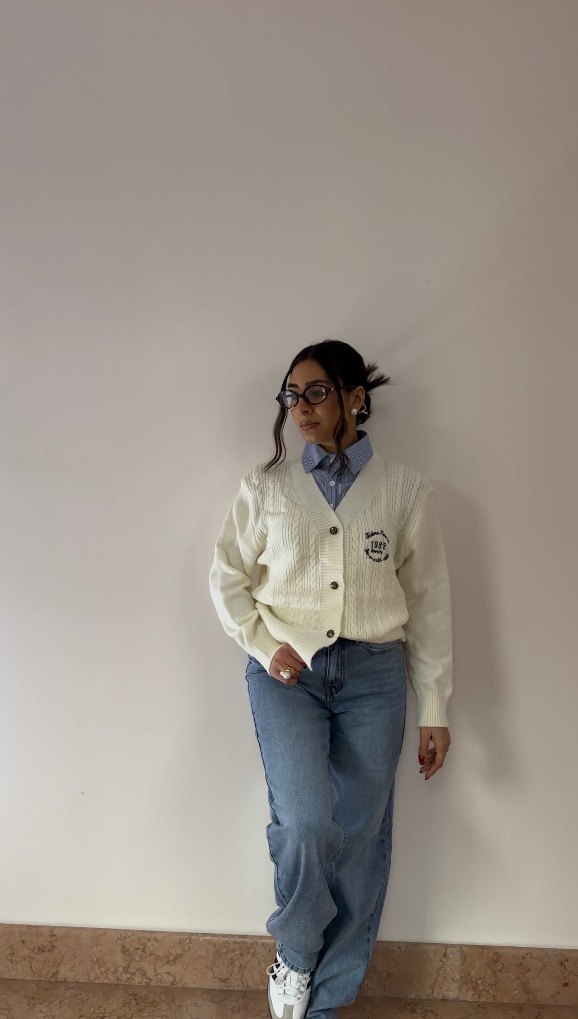 Pull college camicia