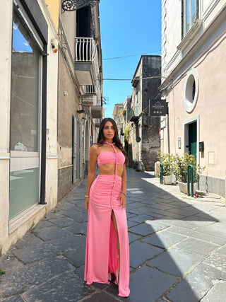 DRESS LONG TRECCIA Elle Boutique