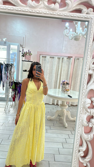 DRESS SAN GALLO YELLOW Elle Boutique
