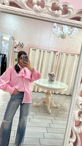 CAMICIA FIOCCO PINK Elle Boutique