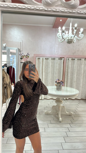 DRESS VELLUTO SHINE Elle Boutique