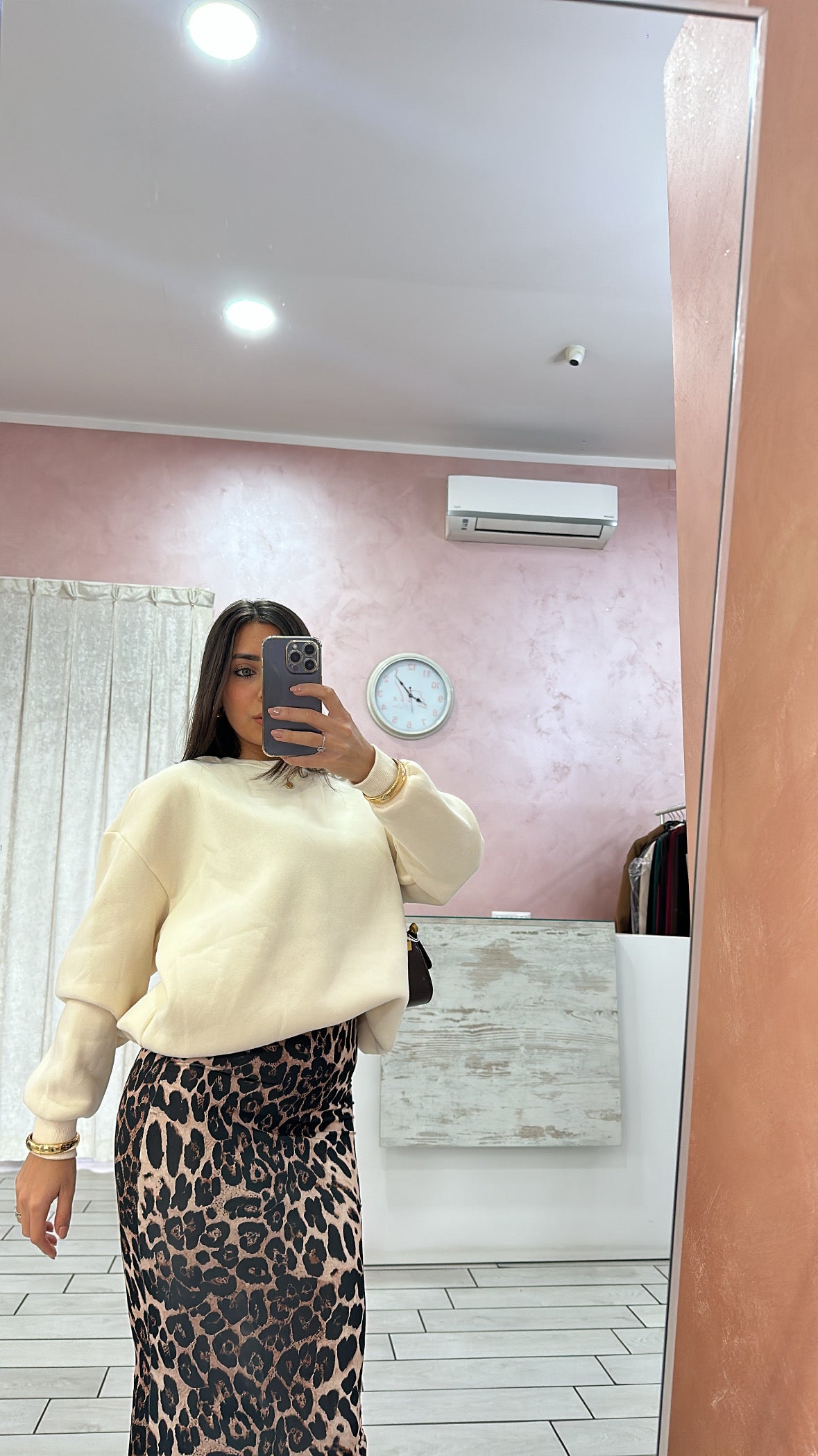 FELPA GIROCOLLO OVER