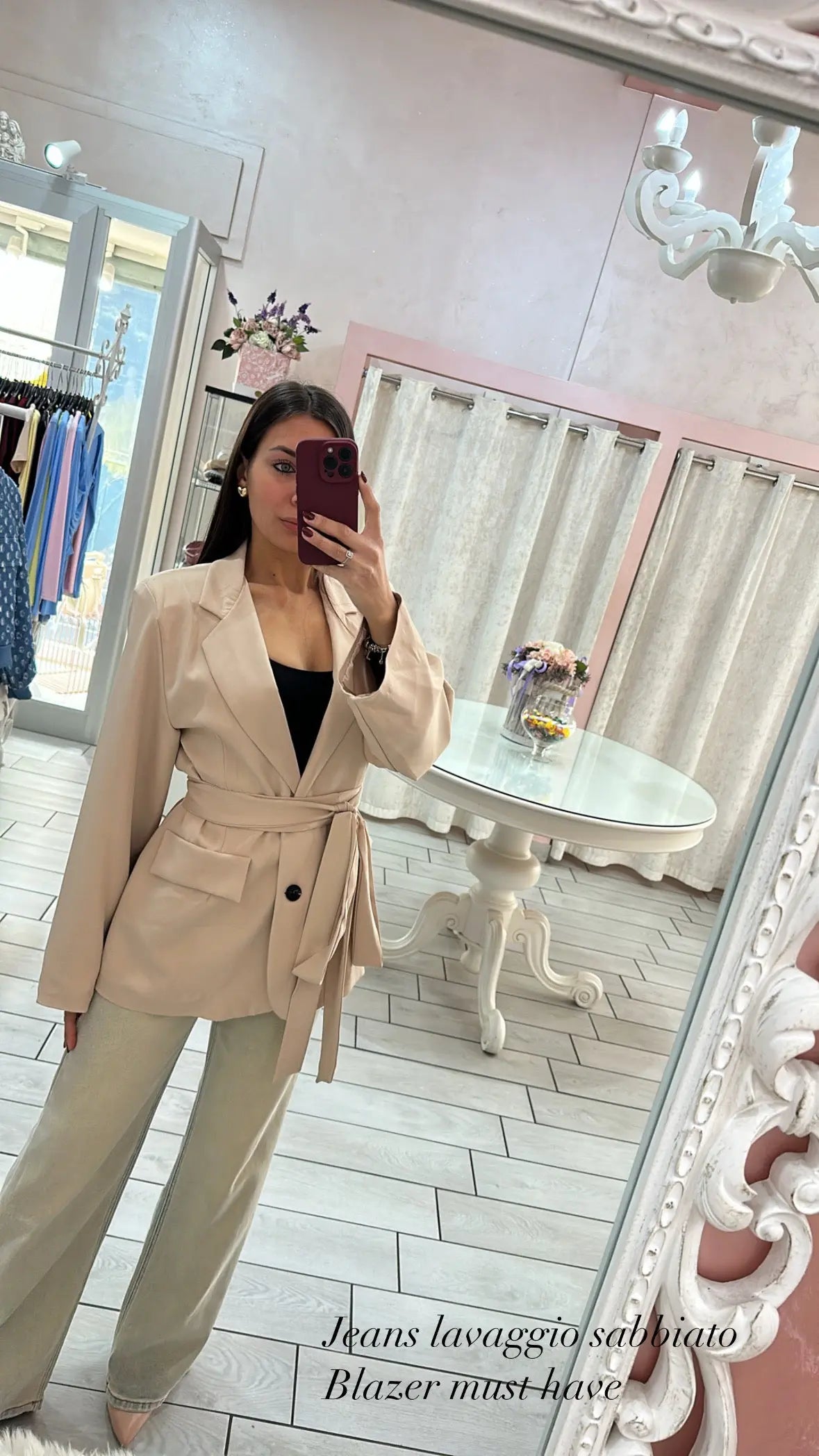 BLAZER CON CINTURA Elle Boutique