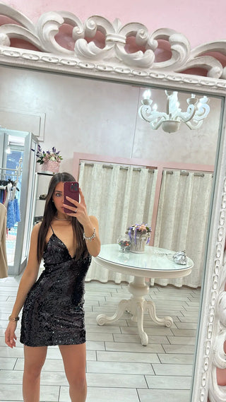 DRESS PAILLETTES Elle Boutique