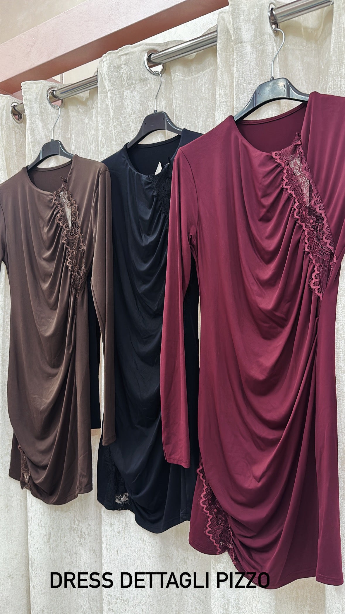 DRESS VELATURE PIZZO Elle Boutique