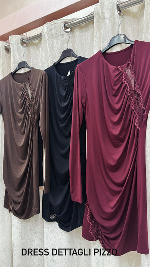DRESS VELATURE PIZZO Elle Boutique