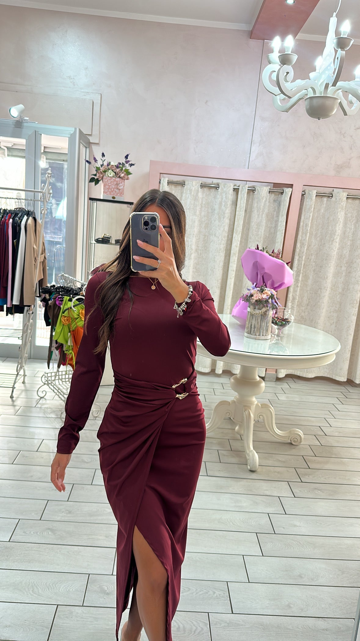 DRESS MIDI MEDAGLIONE Elle Boutique