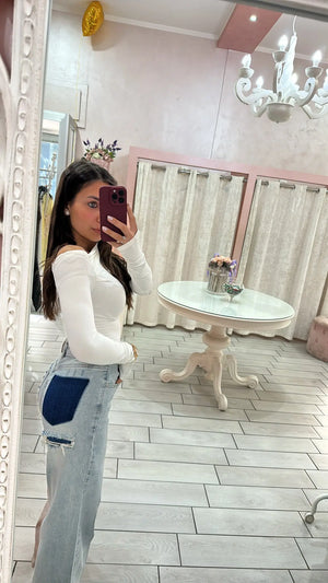 JEANS TASCONE BLU Elle Boutique