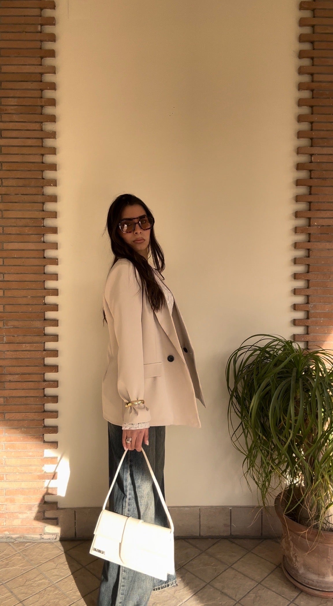 Blazer classic cream