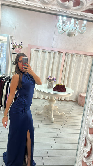 DRESS SIRENA NAVY Elle Boutique