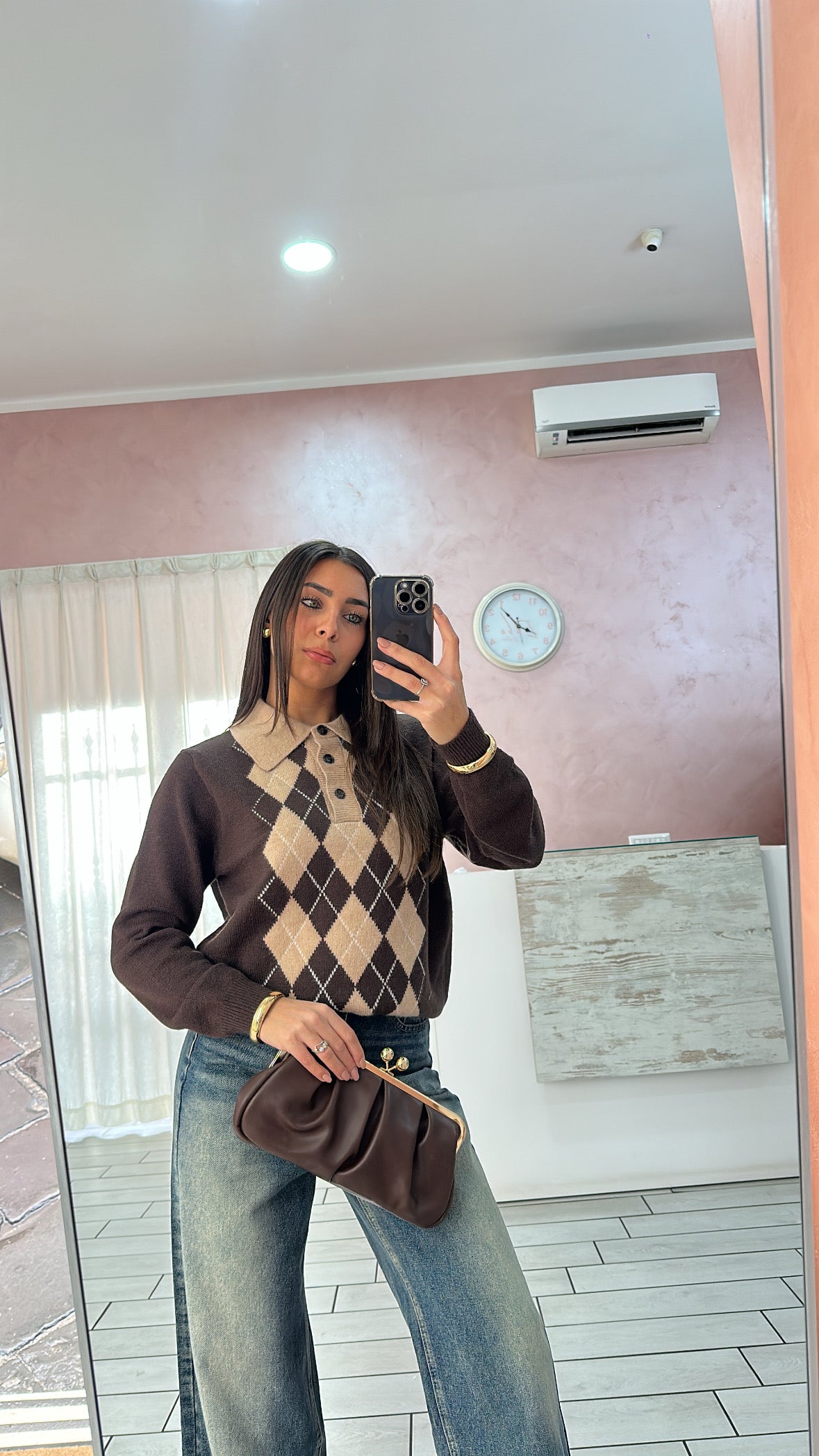 POLO BOTTONCINI ROMBI