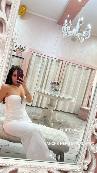 DRESS WHITE Elle Boutique