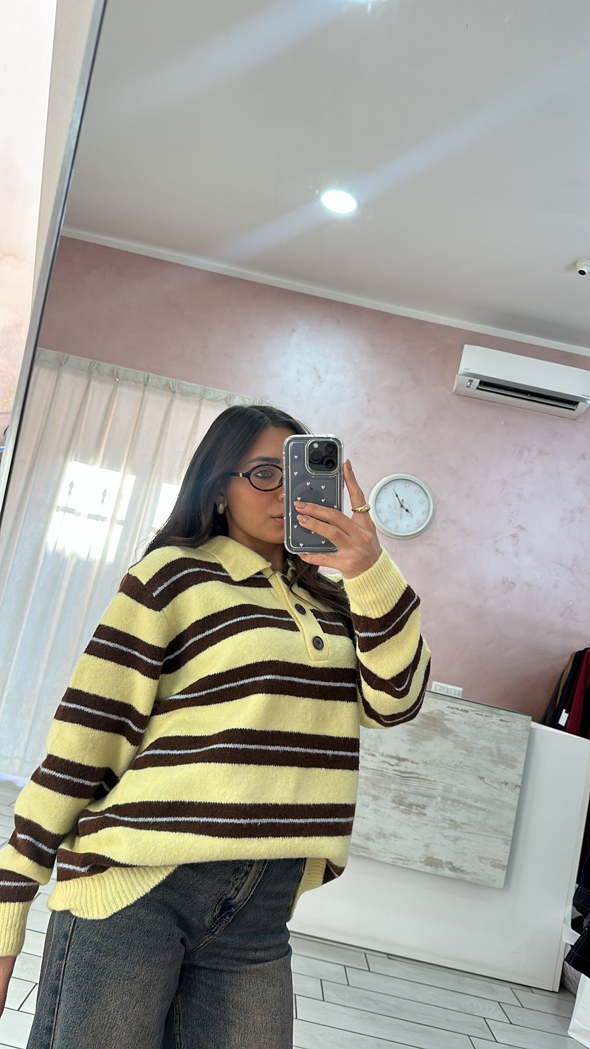 MAXI POLO PULL RIGHE