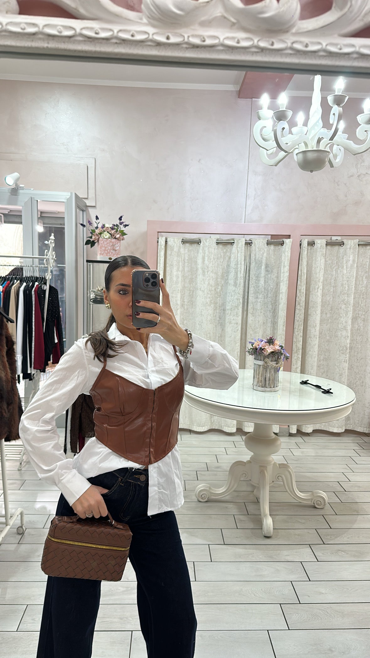 CORPETTO ECOPELLE CAMEL Elle Boutique