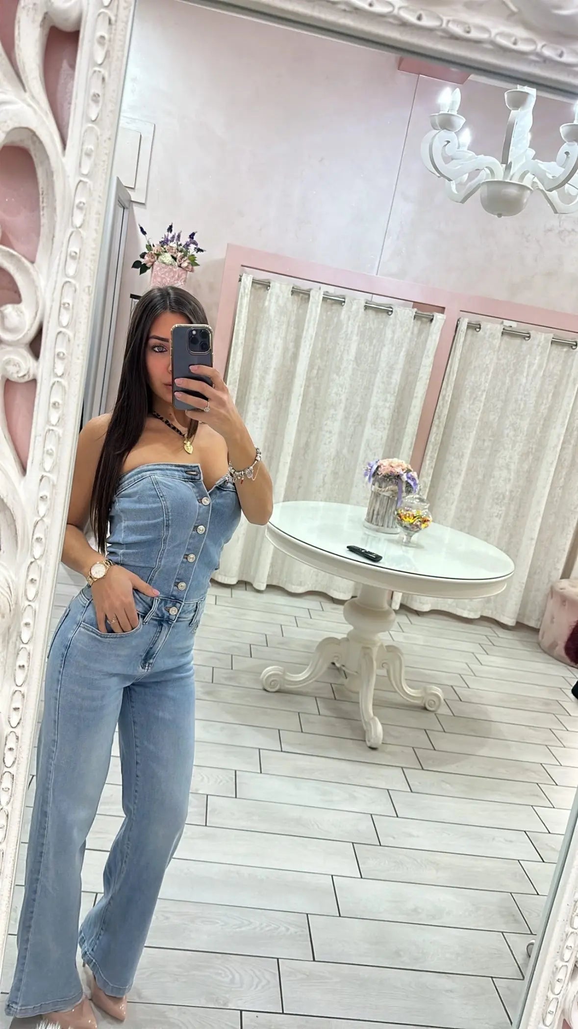 JUMPSUITE DENIM Elle Boutique