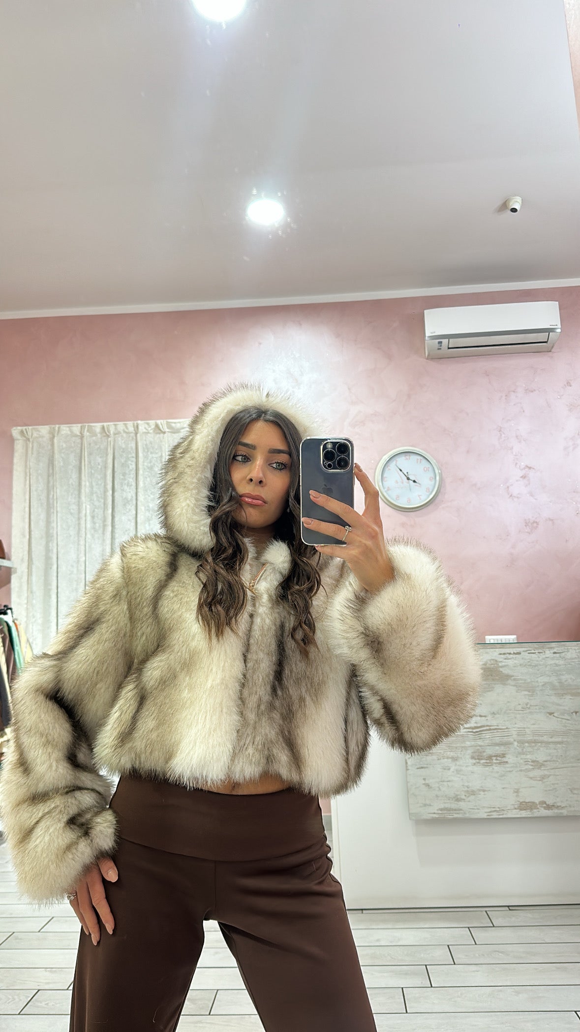 MINI ECOPELLICCIA SFUMATURE