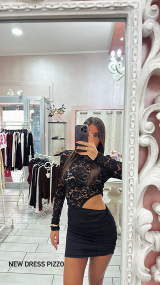 DRESS PIZZO APERTURA Elle Boutique