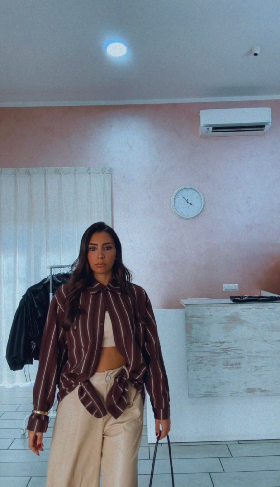 CAMICIONE BROWN Elle Boutique