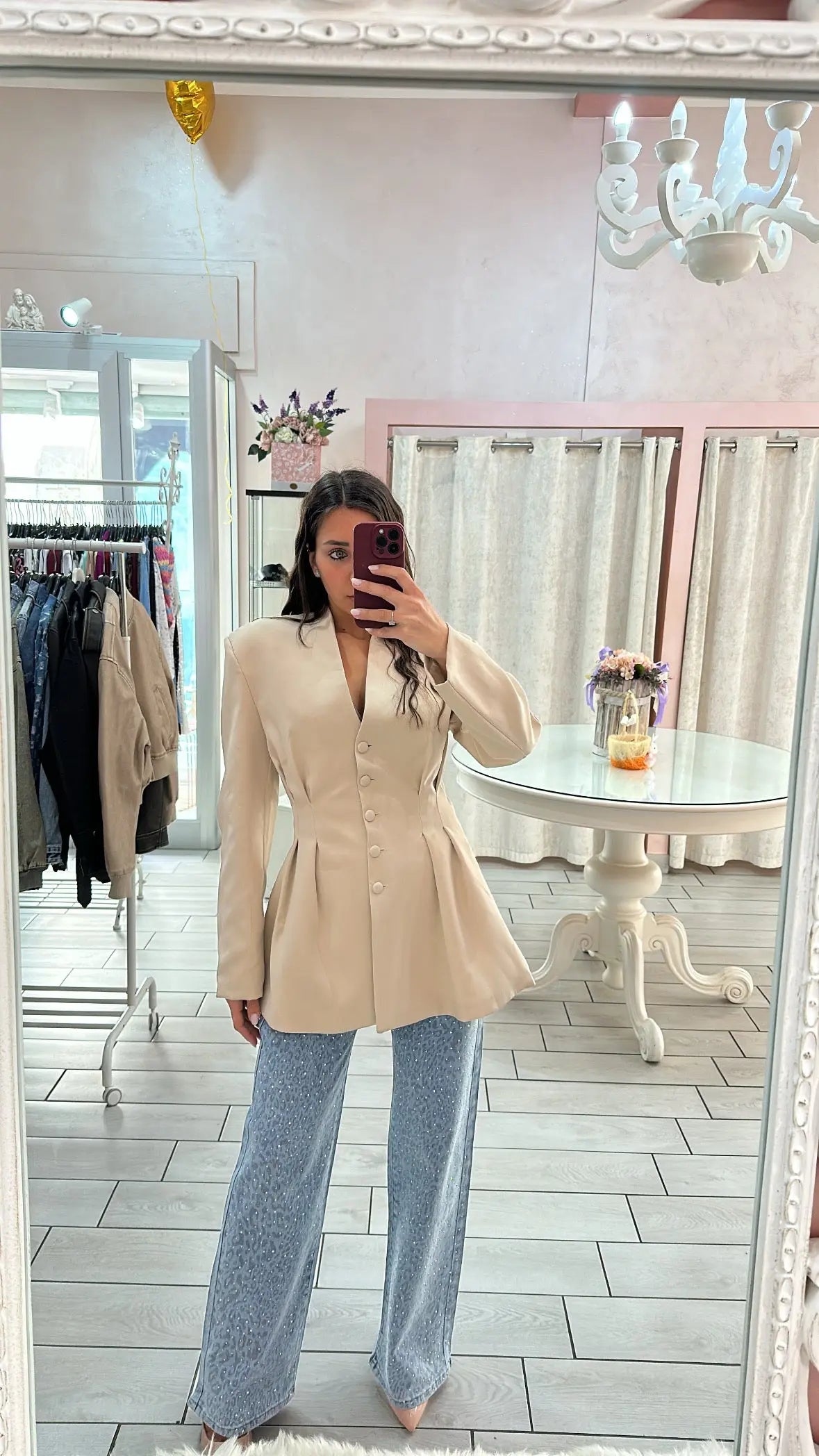 JEANS ANIMALIER CON STRASS Elle Boutique