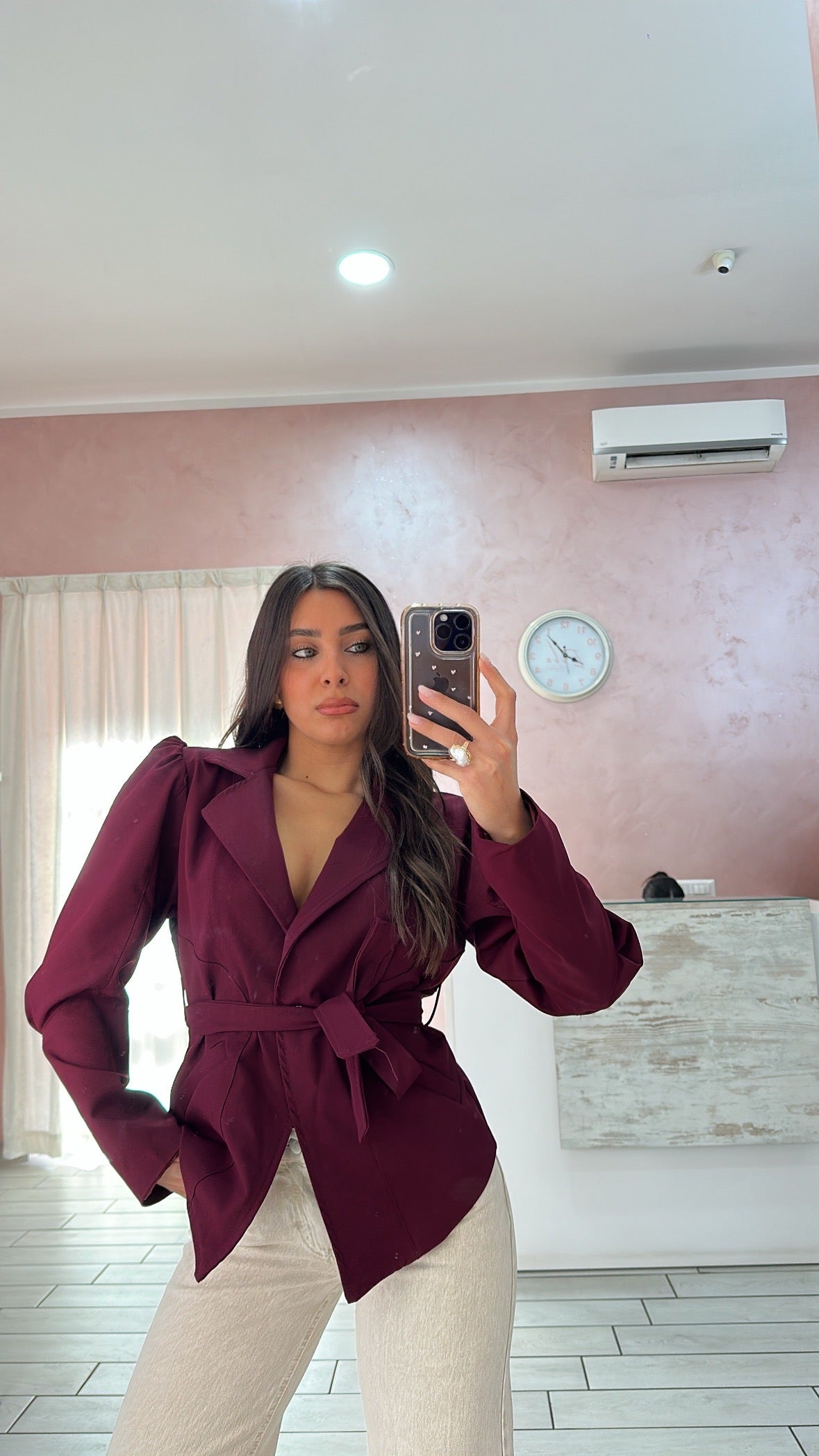 Blazer sbuffo cintura