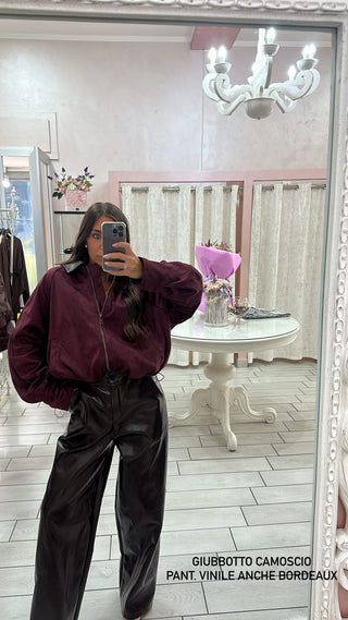 GIUBBOTTO CAMOSCIO Elle Boutique
