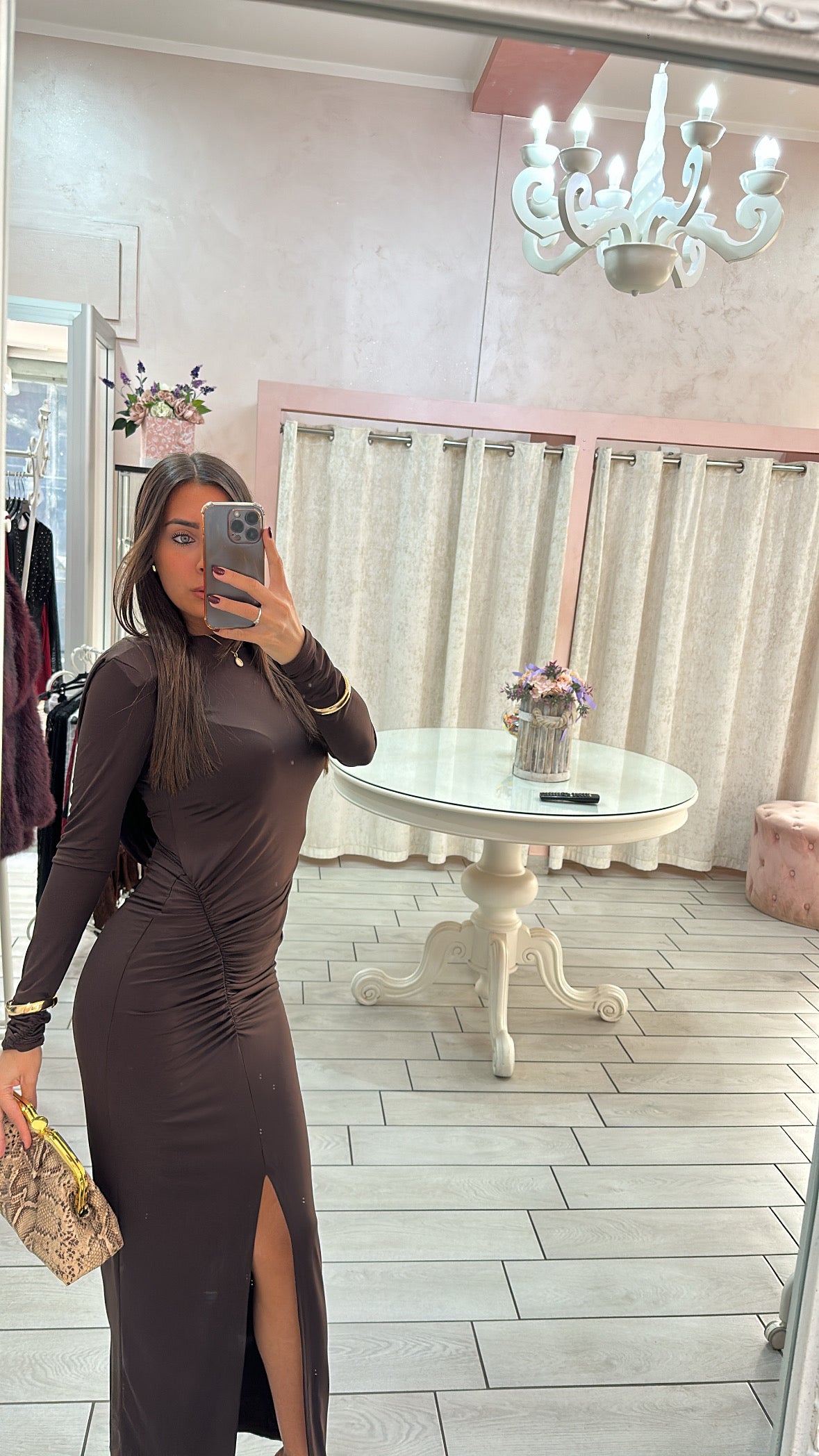 DRESS DAFNE SCOLLATURA Elle Boutique