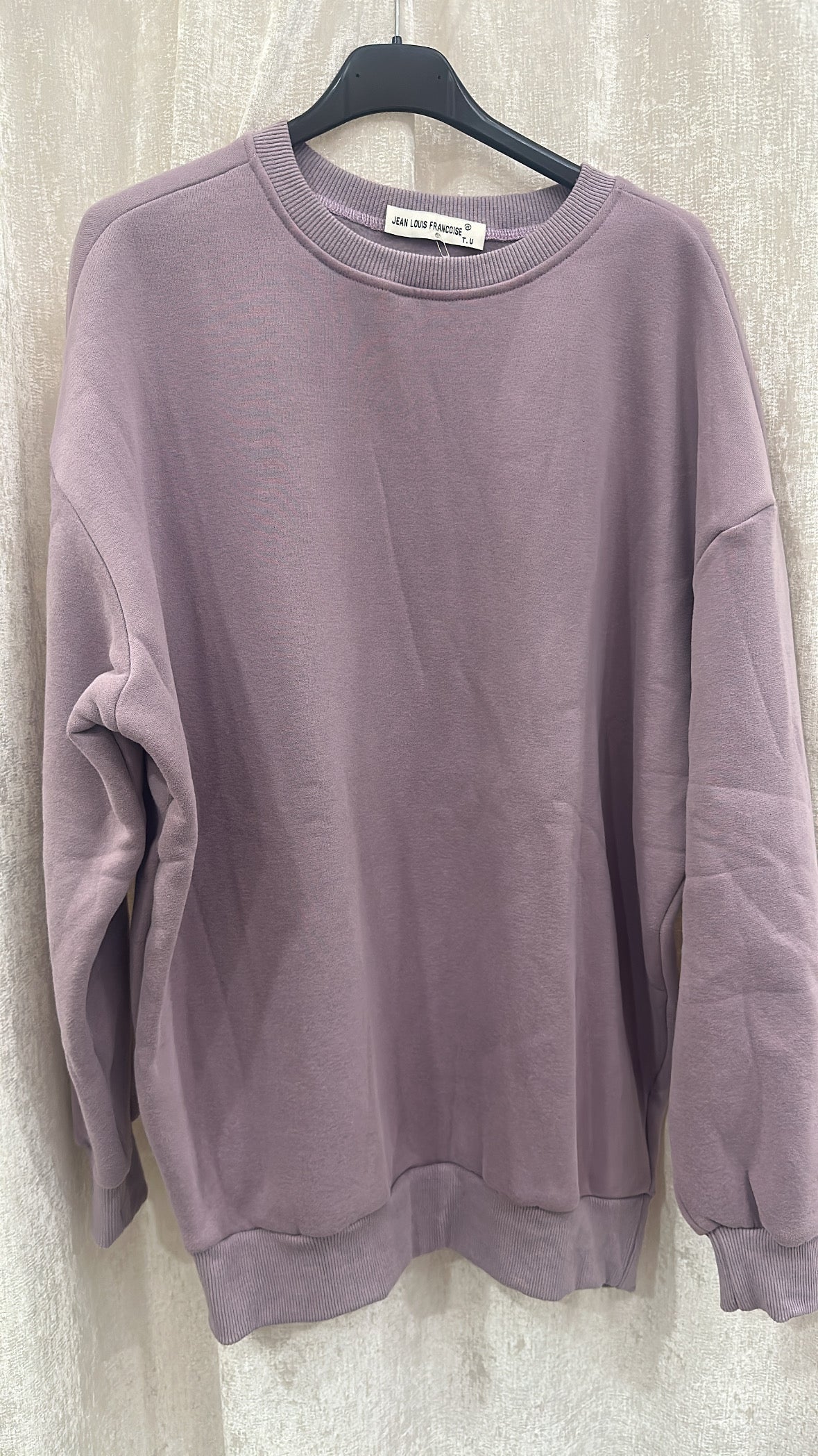 FELPA GIROCOLLO OVER